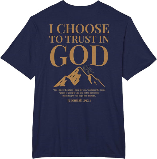 (ON Back) Trust in God Jeremiah 29 11 Christian Bible Verse