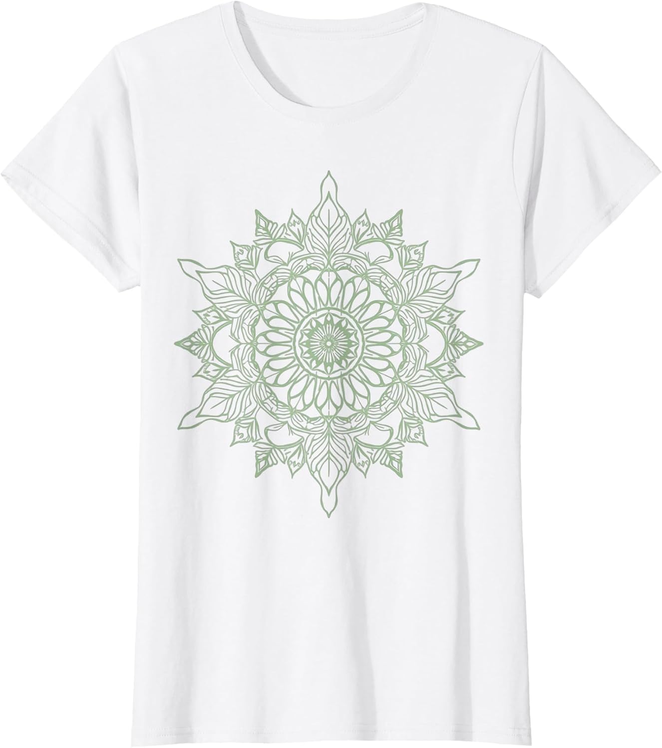 Zen Grow Line Art Mandala Peaceful Botanical