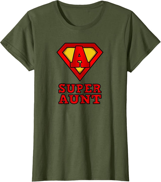 Superhero Super Aunt Shirt - Great Gift