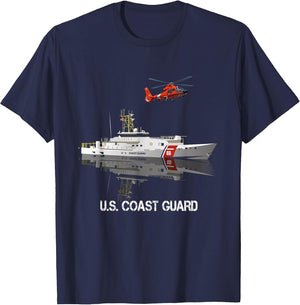 US Coast Guard Veteran T Shirt Vintage USCG Veteran Gift