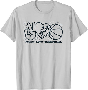NBA San Antonio Spurs Peace Love Basketball