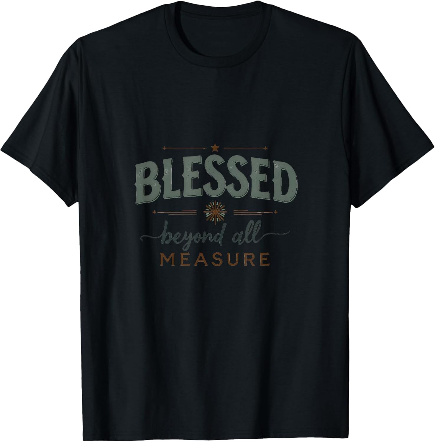 Blessed Beyond All Measure Christian Faith Design