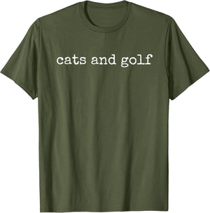 Cats and Golf Lover Golfer Funny Cat Mom