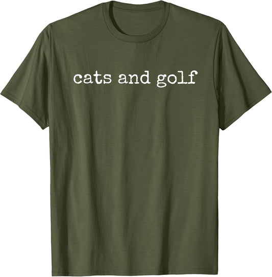 Cats and Golf Lover Golfer Funny Cat Mom
