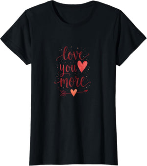 Love You More Mommy And Me Valentines Design