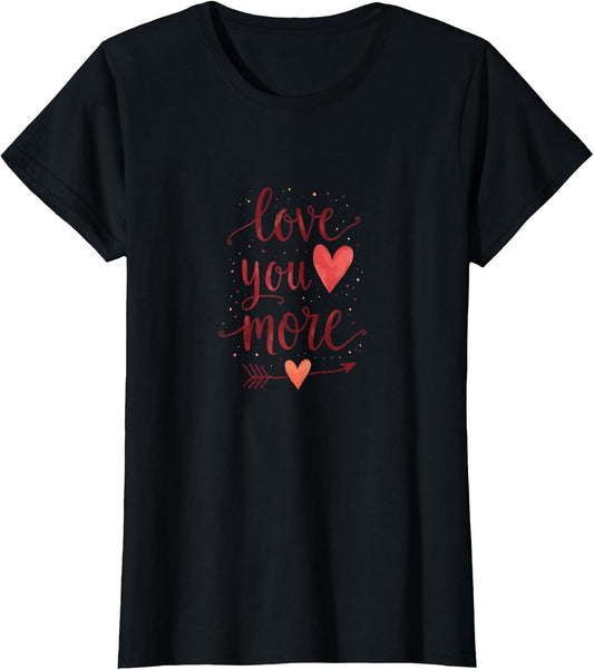 Love You More Mommy And Me Valentines Design