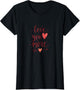 Love You More Mommy And Me Valentines Design