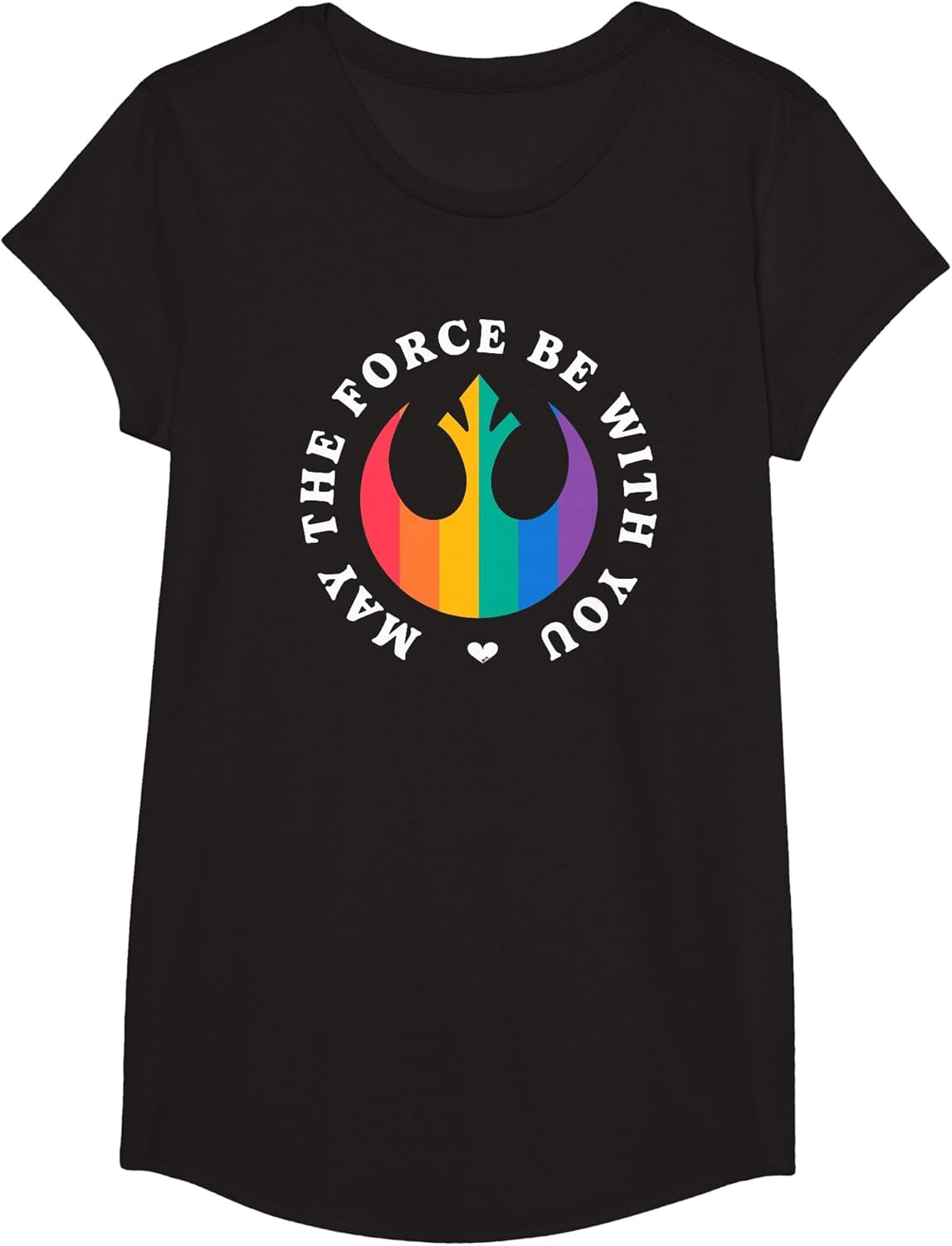 Star Wars Pride Rainbow Rebel Logo May The Force Be With You