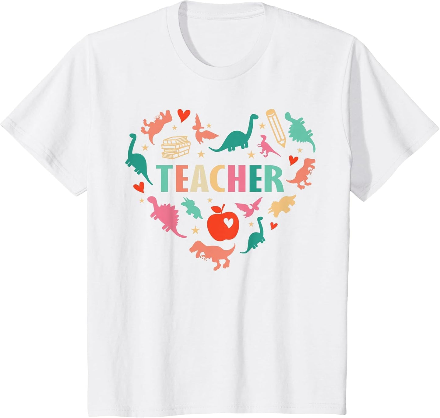 Kindergarten Teacher Dinosaur Heart Love Dino Teachersaurus