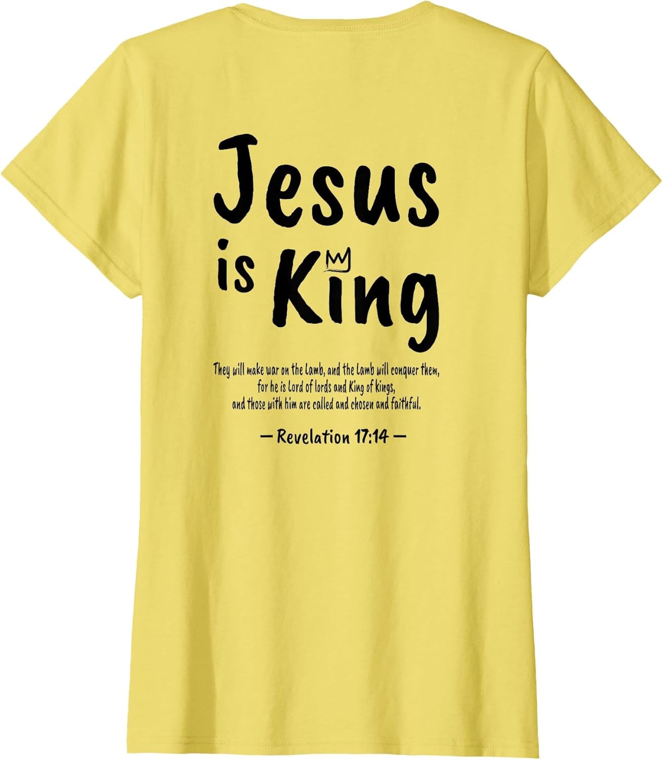 Christian Faith Revelation 17:14 Jesus is King Christianity