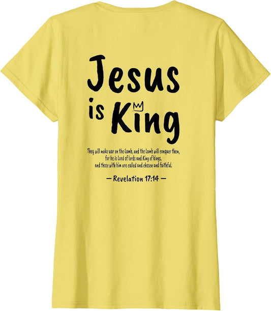 Christian Faith Revelation 17:14 Jesus is King Christianity