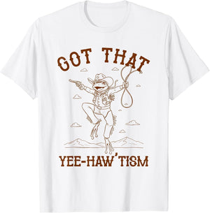 Autism Awareness Frog Cowboys Got That Yee-haw 'Tism