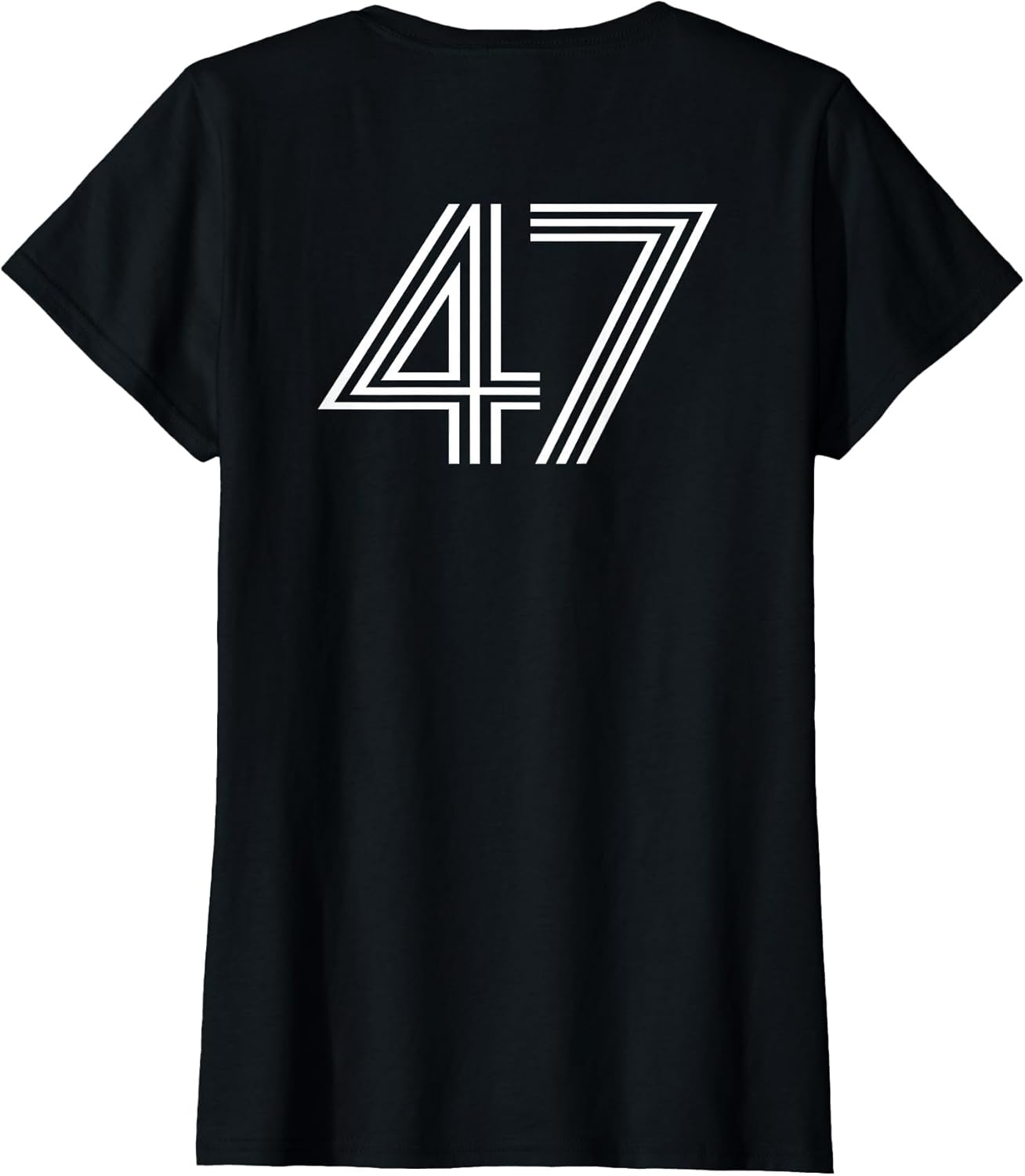 Number 47 Shirt Baseball Football Soccer Back Print Jersey