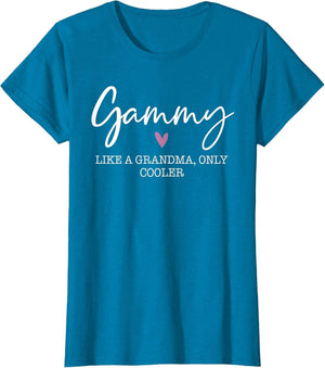 Gammy Like A Grandma Only Cooler Heart Mother's Day Gammy