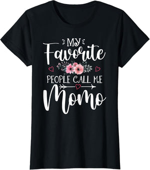 My Favorite People Call Me Momo Funny Floral Mother's Day