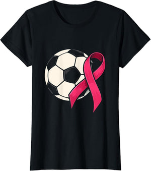 Breast Cancer Awareness Soccer Ball Pink Ribbon
