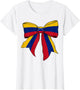 Venezuela Venezuelan Pride Flag Girl Coquette Bow Ribbon