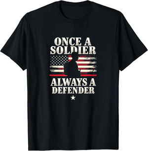 Veterans Gift - Once A Soldier, Always A Defender