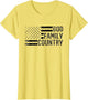 God Family Country - Patriotic Christian US Flag