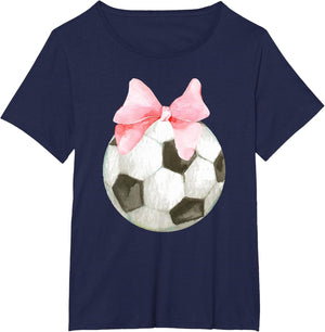 Soccer Pink Bow Coquette Preppy Aesthetic Player Athlete