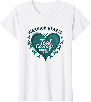 Ovarian Cancer Awareness: Warrior Hearts, Teal Courage