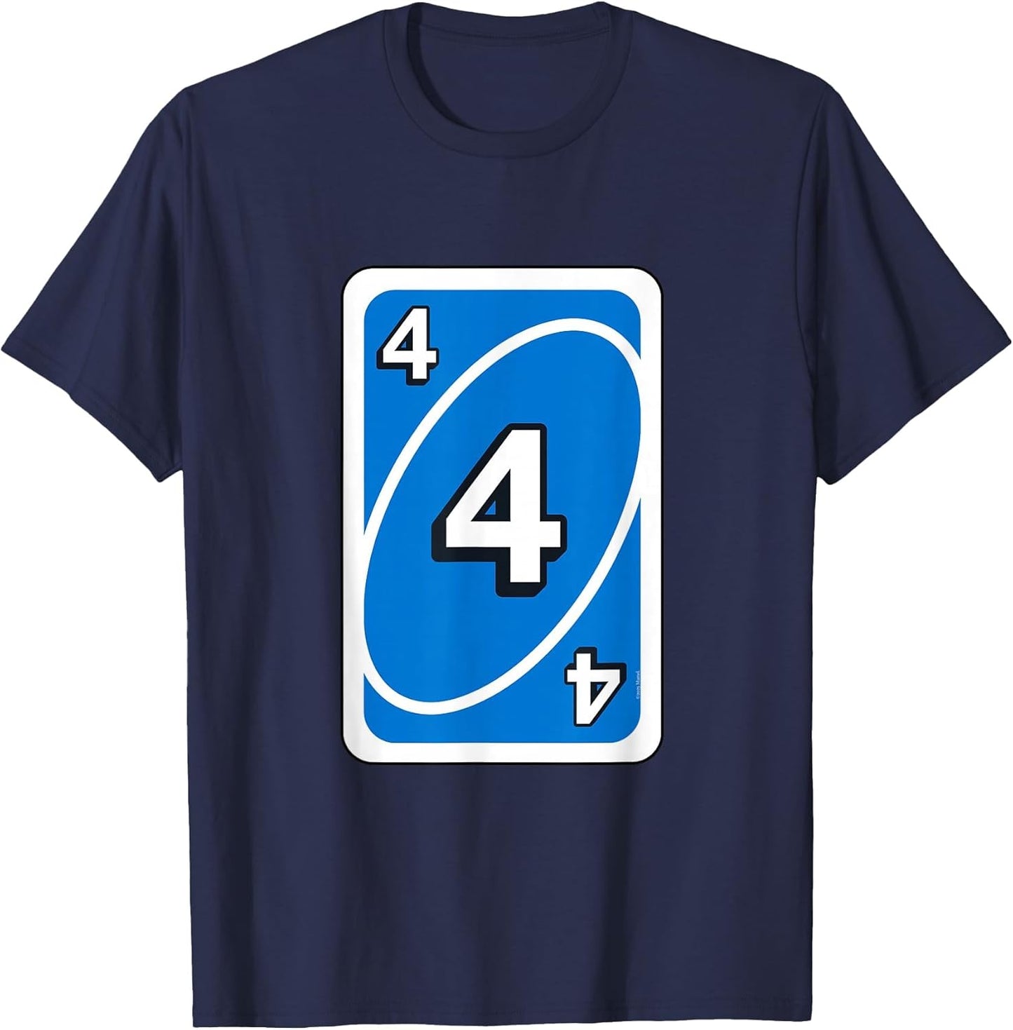 UNO Halloween Blue 4" Card