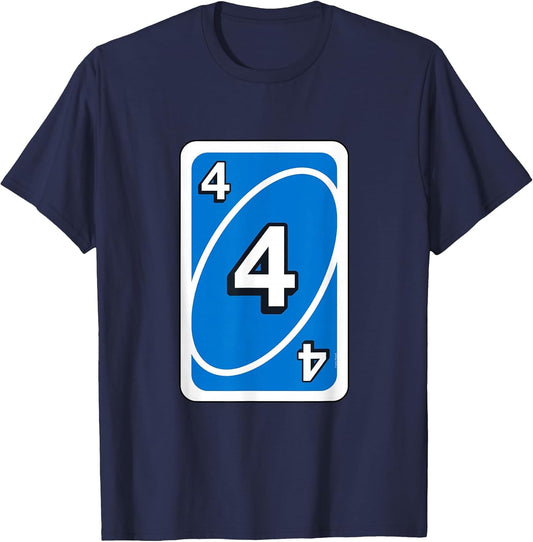 UNO Halloween Blue 4" Card