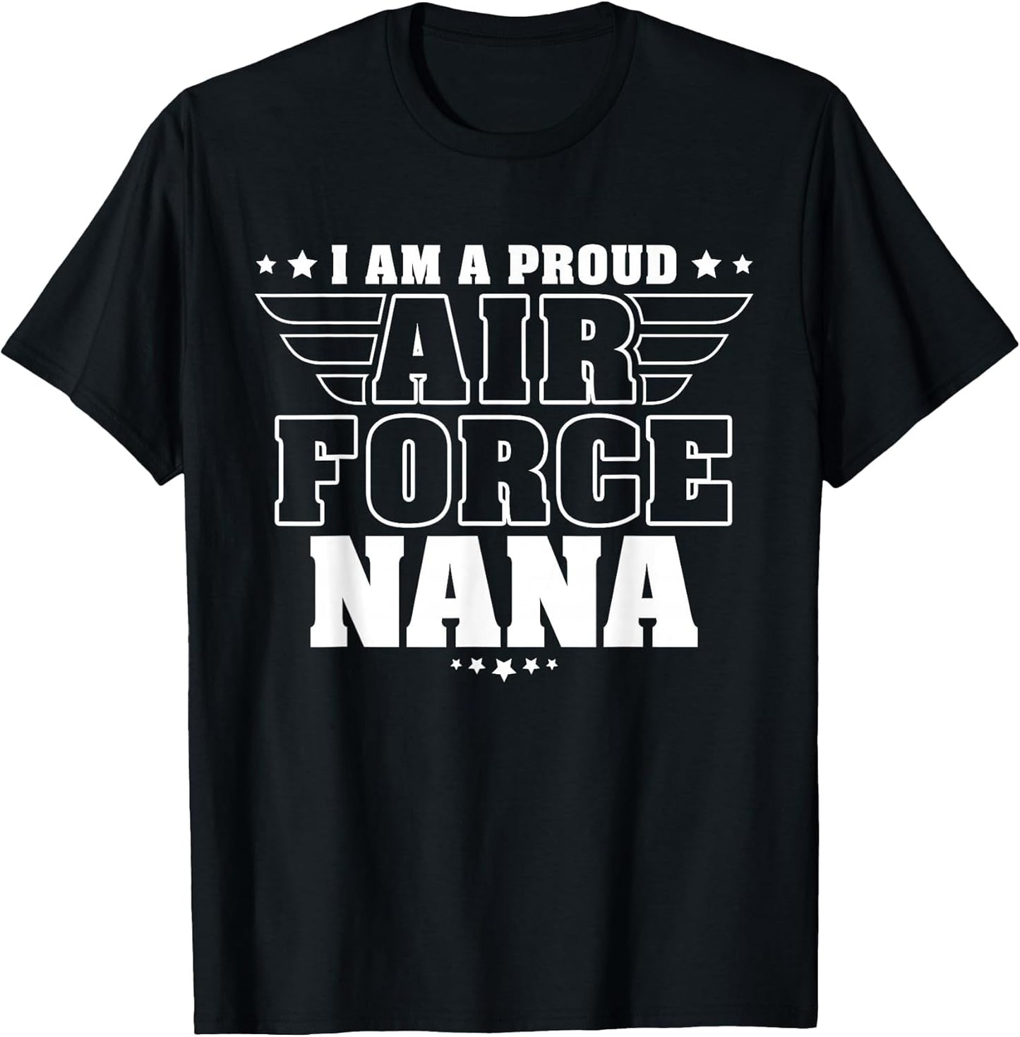 Proud Air Force Nana Patriotic Pride Military Grandmother