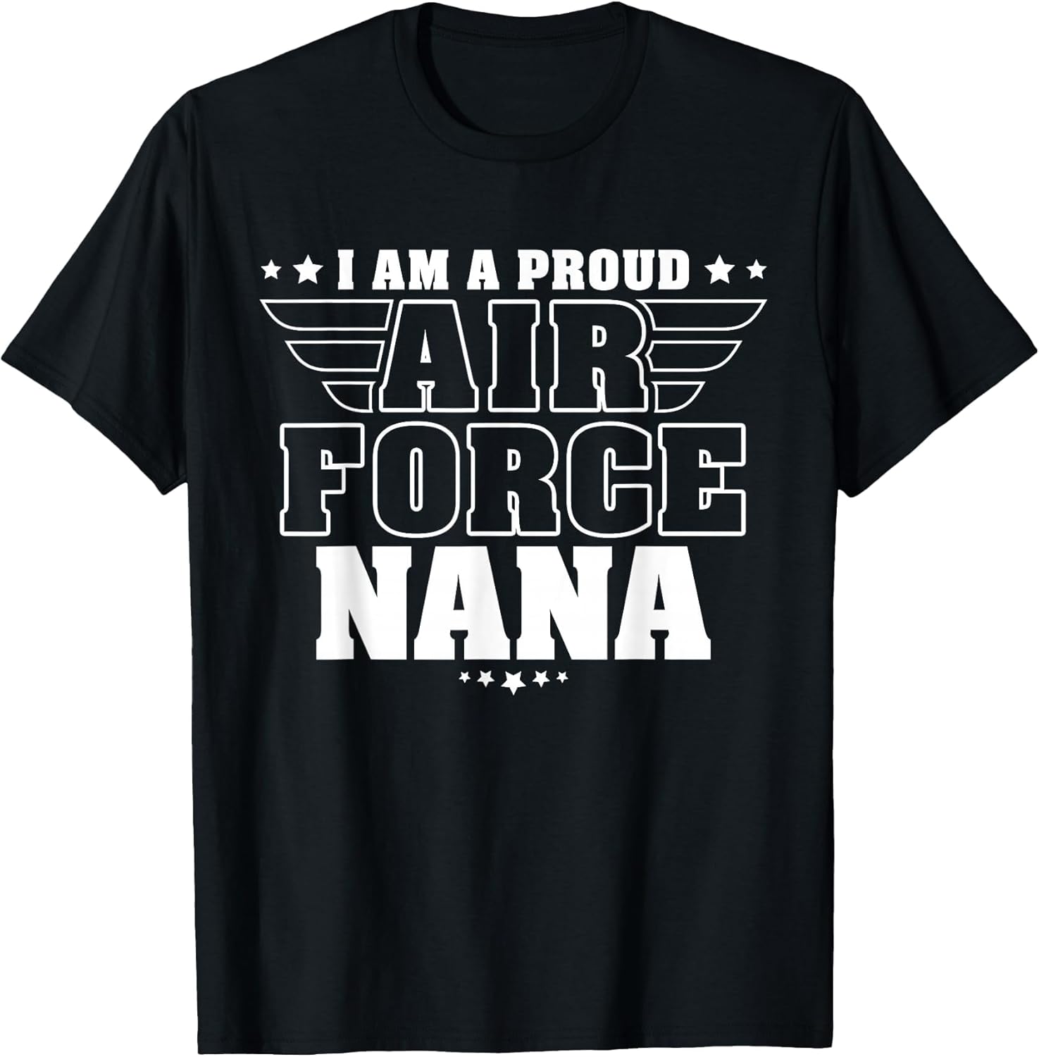 Proud Air Force Nana Patriotic Pride Military Grandmother