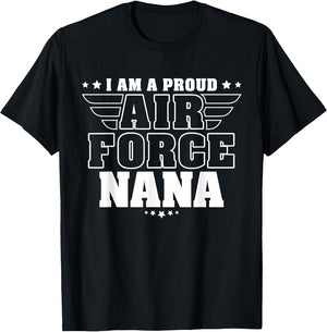 Proud Air Force Nana Patriotic Pride Military Grandmother