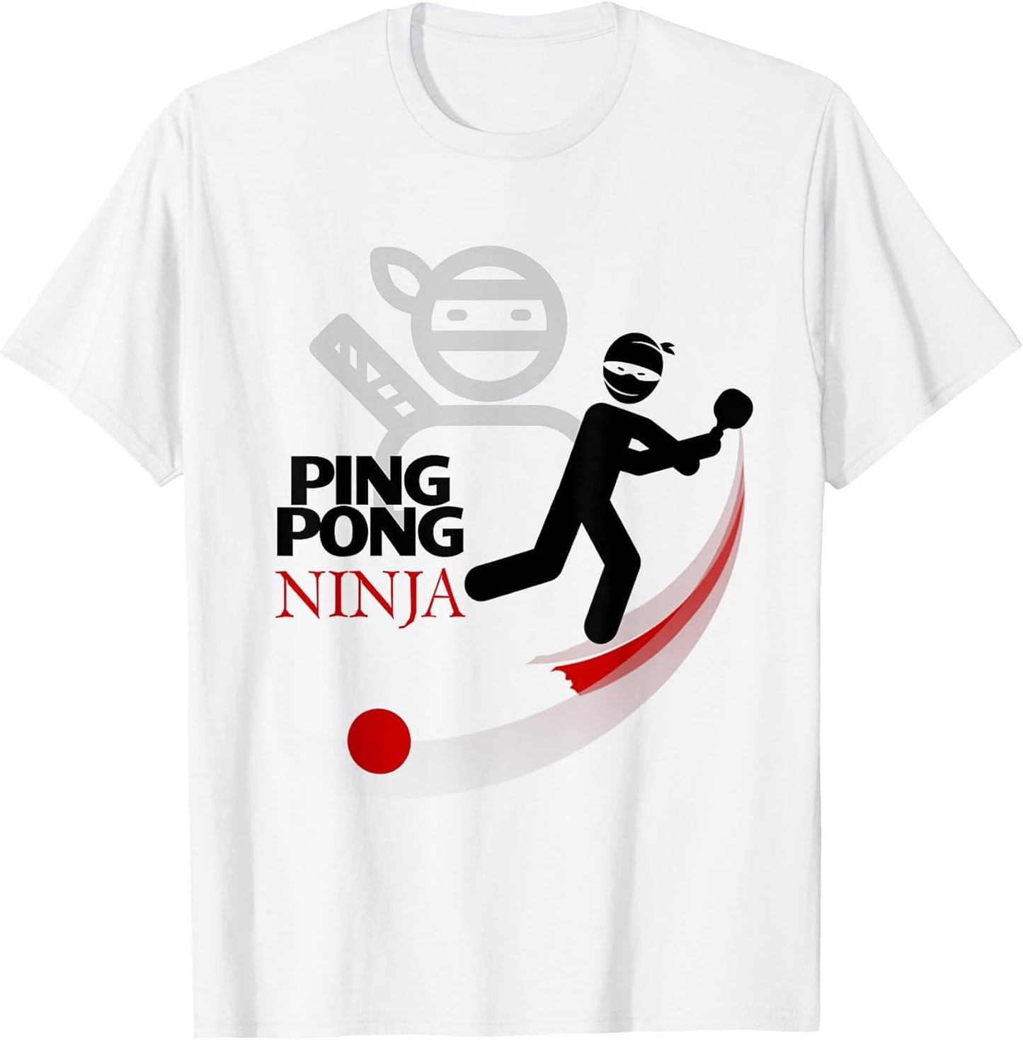 Ping Pong Ninja Cool Funny Table Tennis Player Gift