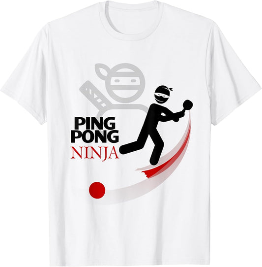 Ping Pong Ninja Cool Funny Table Tennis Player Gift