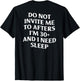 Do Not Invite Me to Afters, I'm 30+ & I Need Sleep - On Back