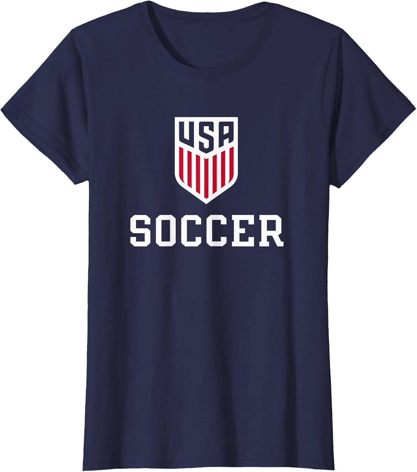 United States Soccer Icon Navy USMNT Officially Licensed , Women, Navy Blue, XX-Large