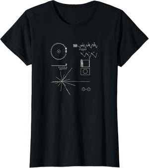 Voyager Golden Record NASA T Shirt