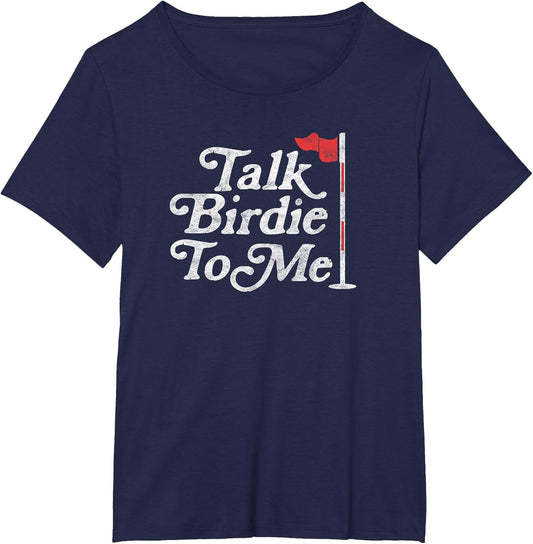 Talk Birdie to Me Funny Golfer Dad Fathers Day Golf Graphic