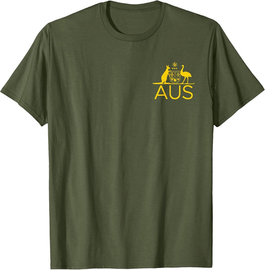 Australia Kangaroo and EMU Coat of ARMS AUS Aussie Sports