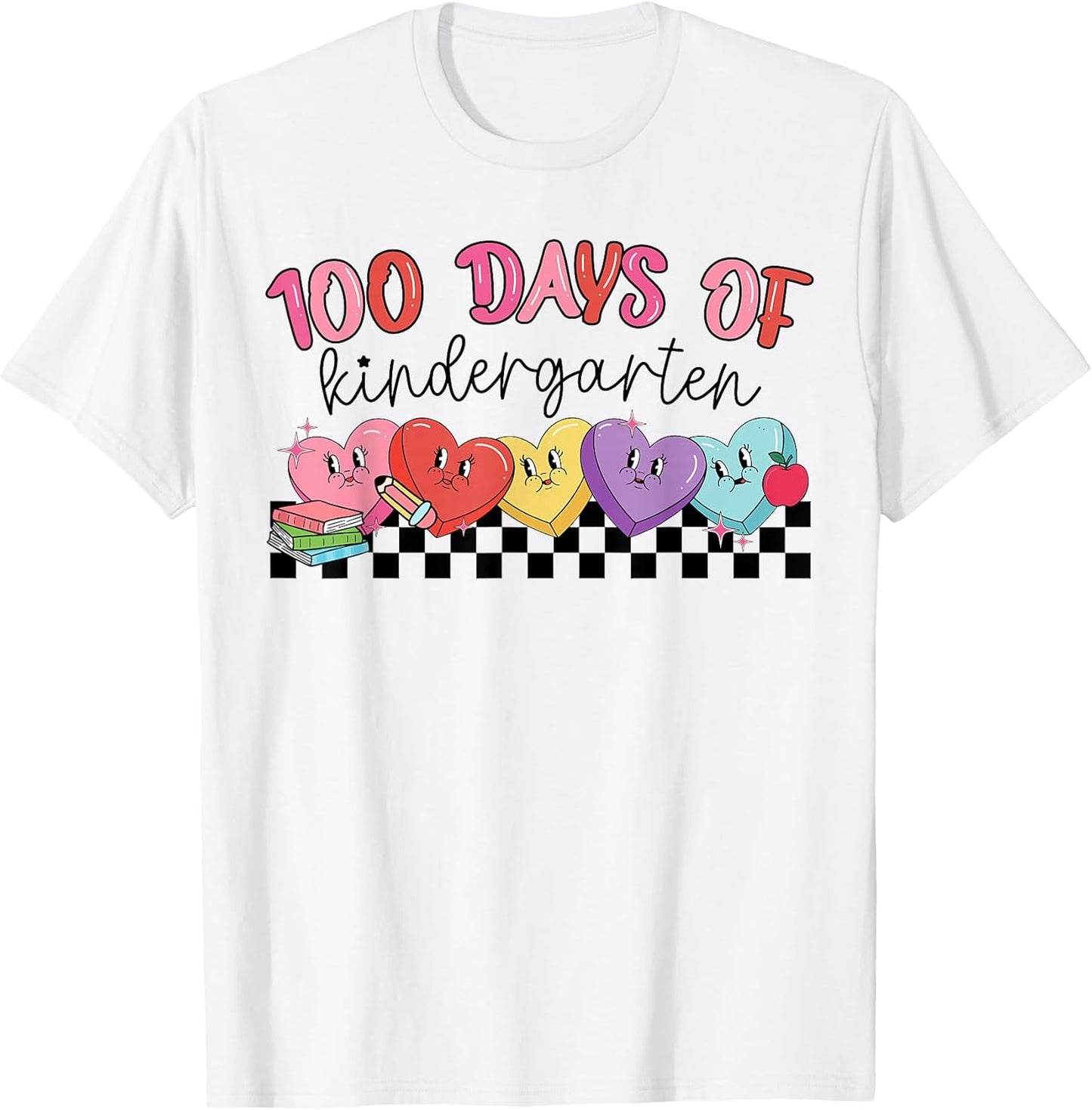 100th Day of School Kindergarten for Students Teacher Kids