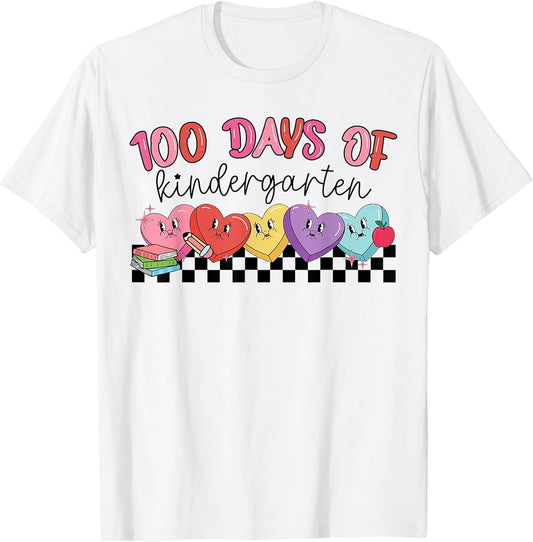 100th Day of School Kindergarten for Students Teacher Kids