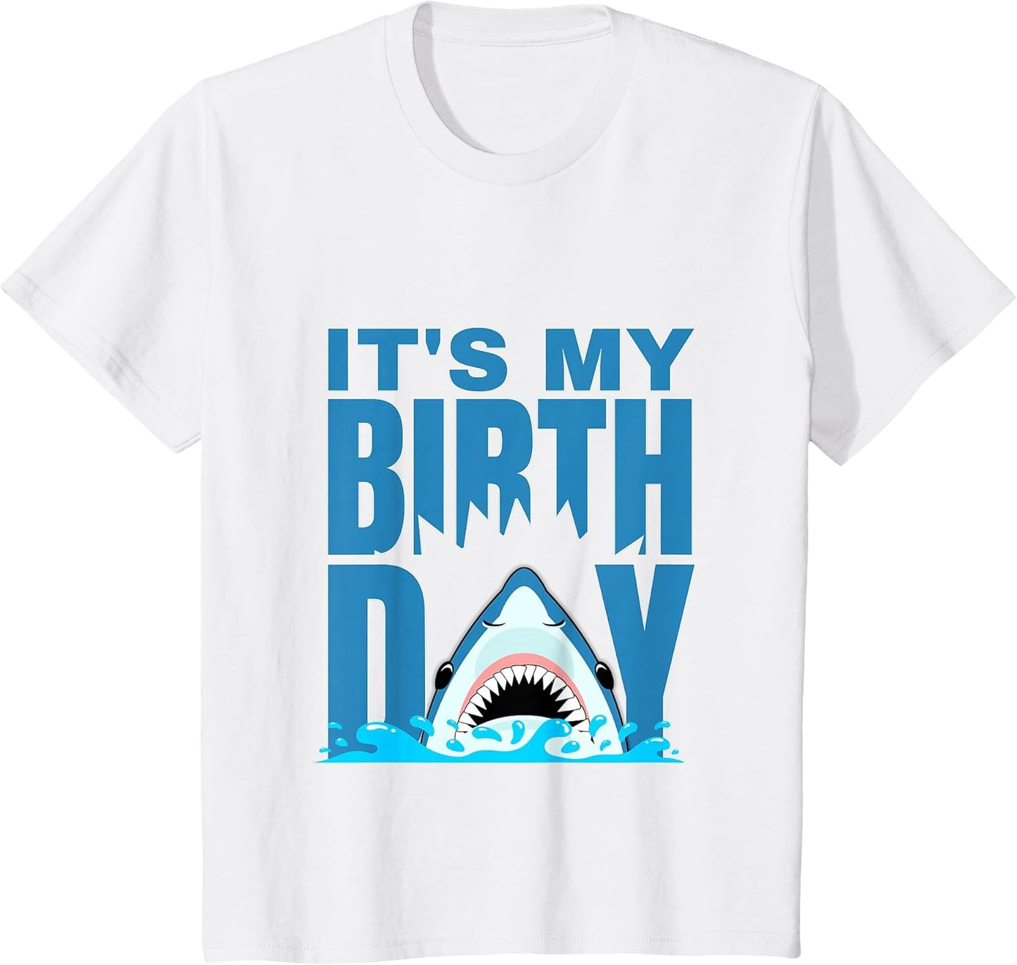 Blue Shark Birthday Shark Bite Its My Birthday Girls Boys