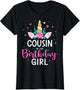 Cousin of The Birthday Girl Matching Family Unicorn Party