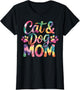 Cat & Dog Mom Funny Mama Mothers Day Tie Dye