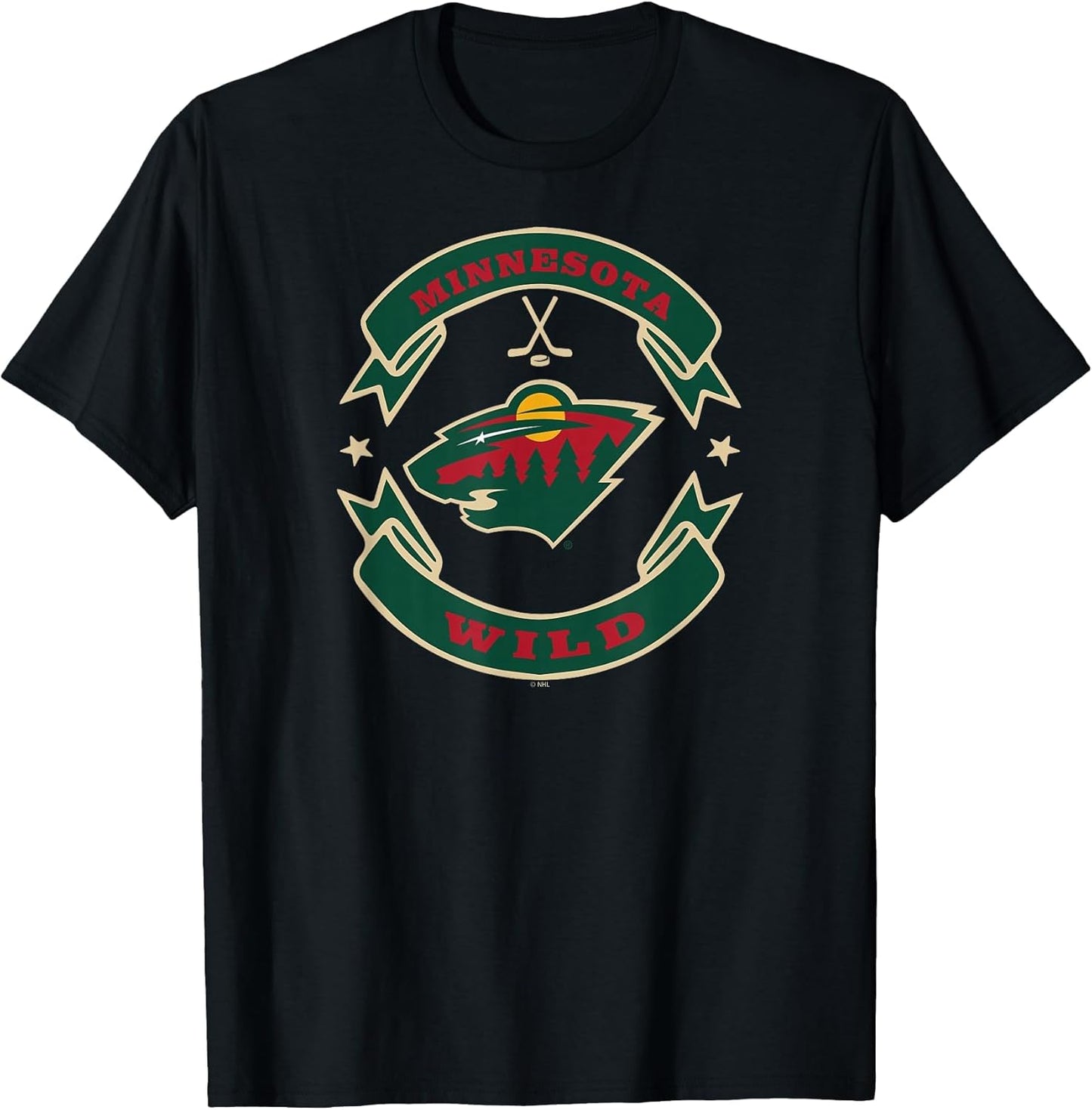 Minnesota Wild Blaze Black Officially Licensed