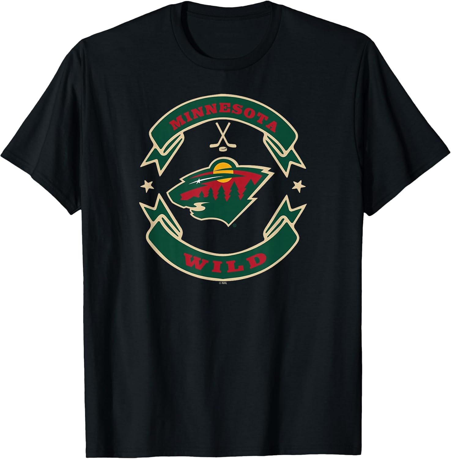 Minnesota Wild Blaze Black Officially Licensed