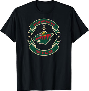 Minnesota Wild Blaze Black Officially Licensed