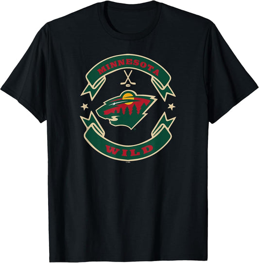 Minnesota Wild Blaze Black Officially Licensed