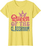 Funny Queen of The Classroom School Teacher