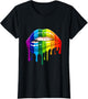 LGBT Rainbow Lip Gay Pride
