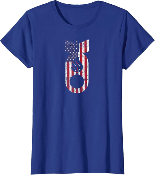 Air Force Ammo Pisspot Distressed Flag Bomb Merica