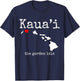 Kauai Hawaii Vintage Hawaiian Islands Map Souvenir